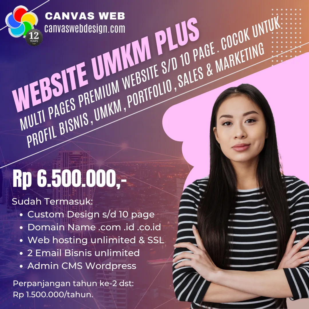 Website UMKM Plus Page