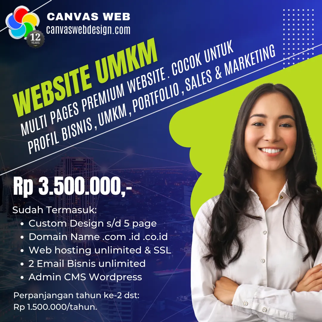 Website UMKM Page